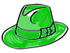 Seks Hatter - Grønn